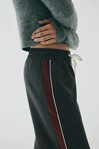 Wide-Leg Drawstring Pants