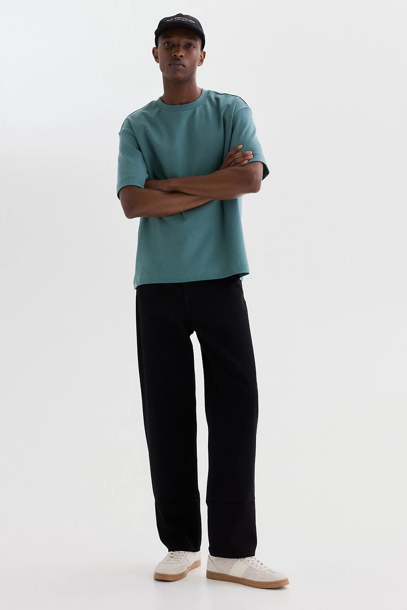 T-shirt ample en interlock