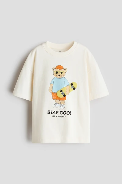 Printed Cotton T-Shirt