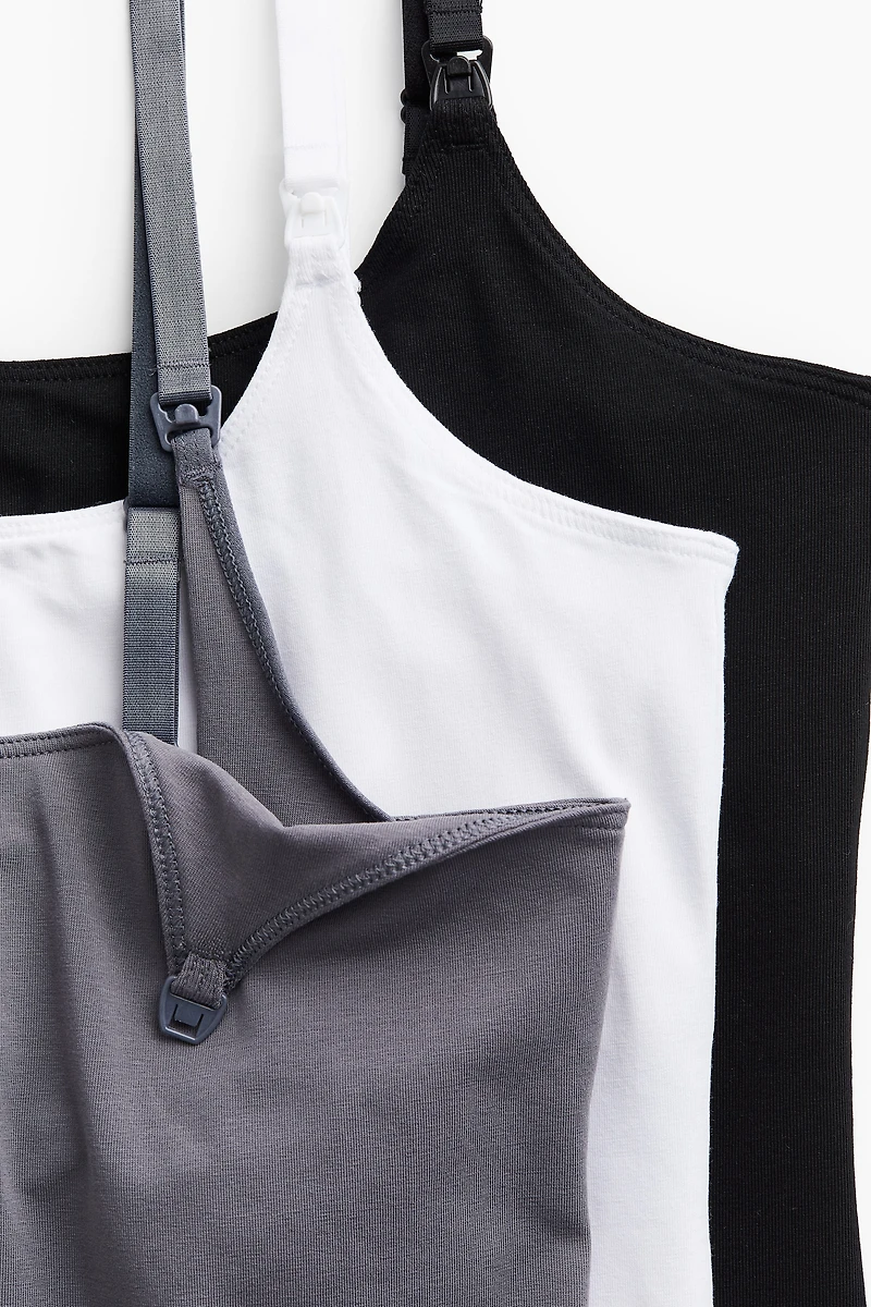 MAMA 3-Pack Nursing Camisole Tops
