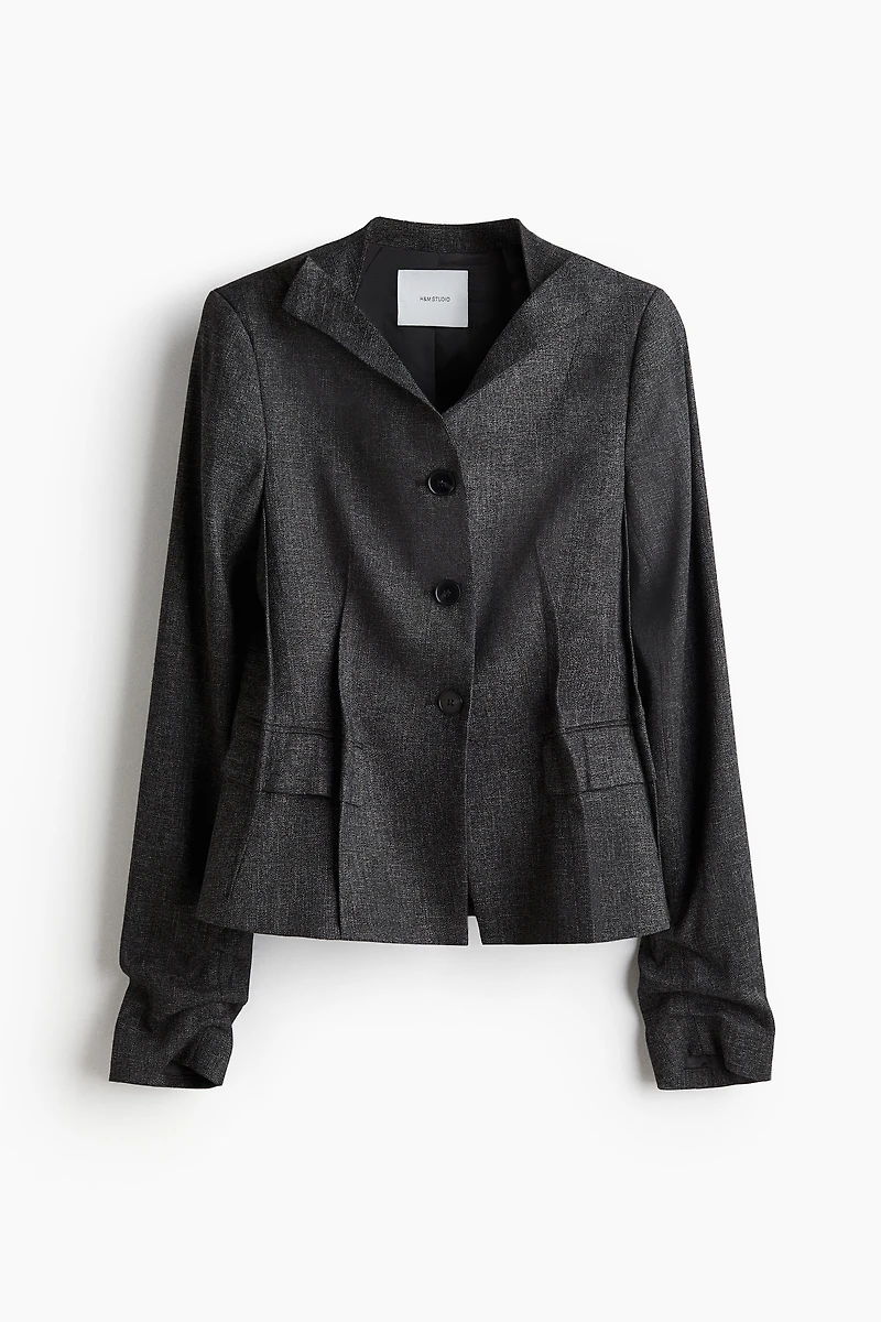 Wool-Blend Blazer