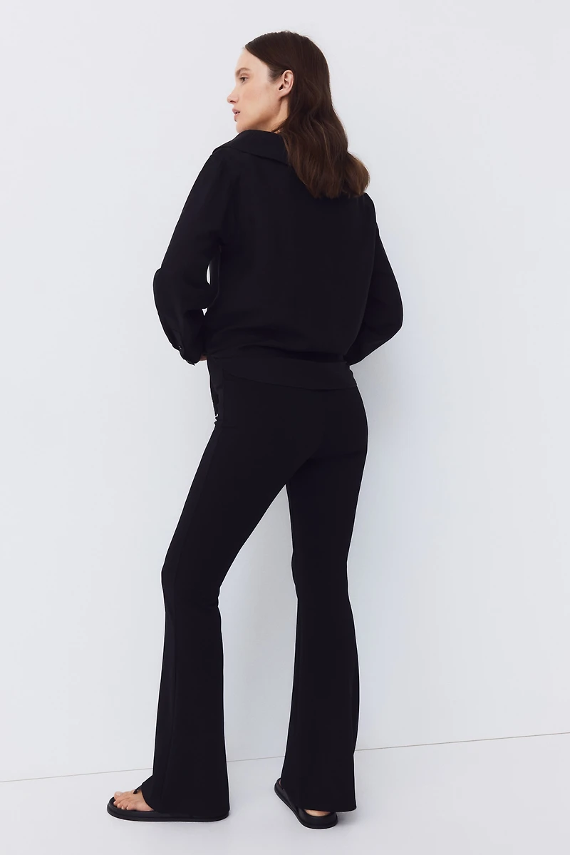 MAMA Flared Ponte Leggings
