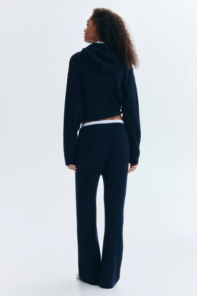 Cable-Knit Pants
