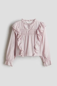 Ruffle-Trimmed Blouse