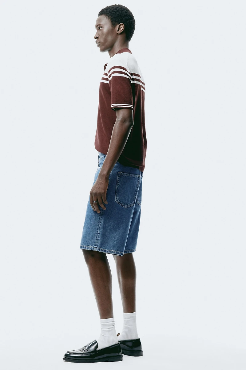 Short décontracté en denim