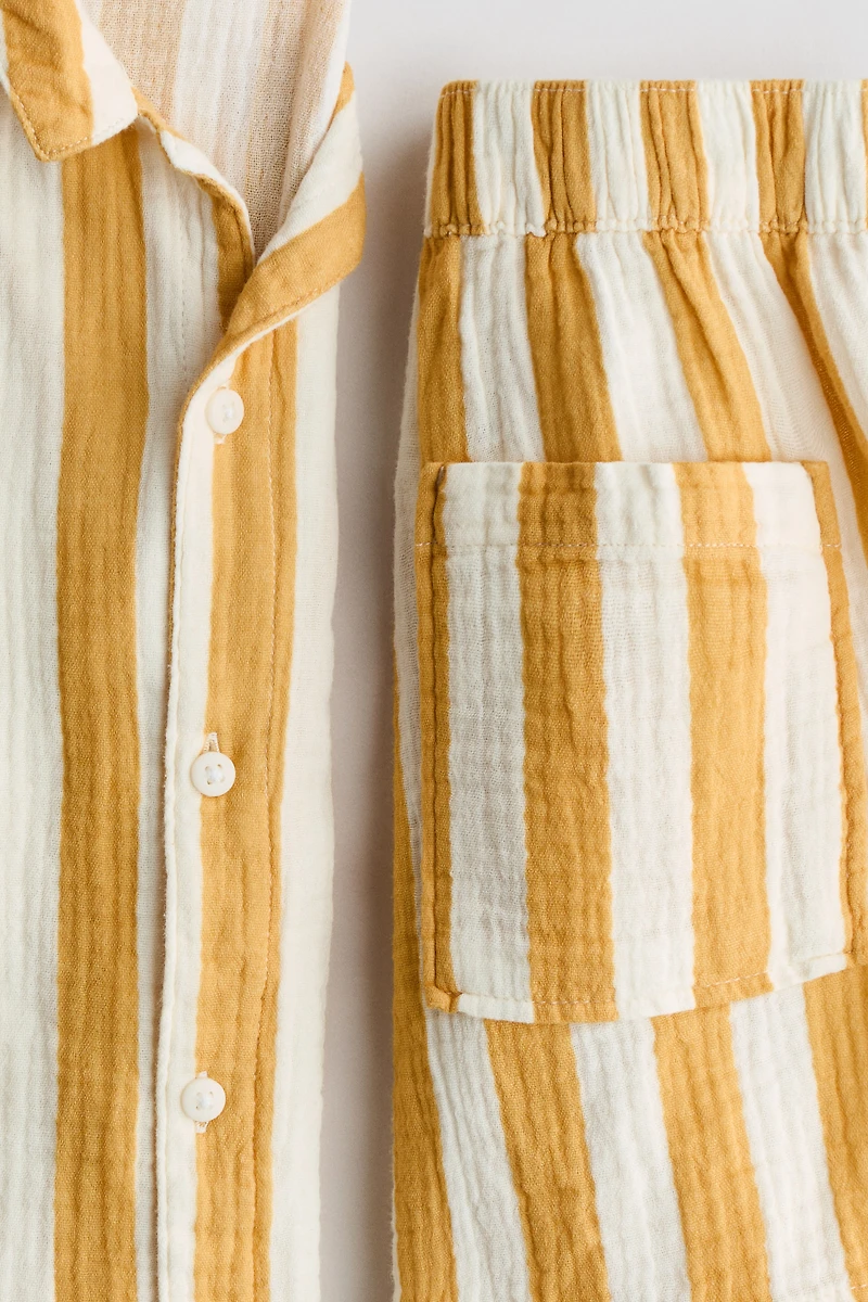 Ensemble 2 pièces en mousseline de coton