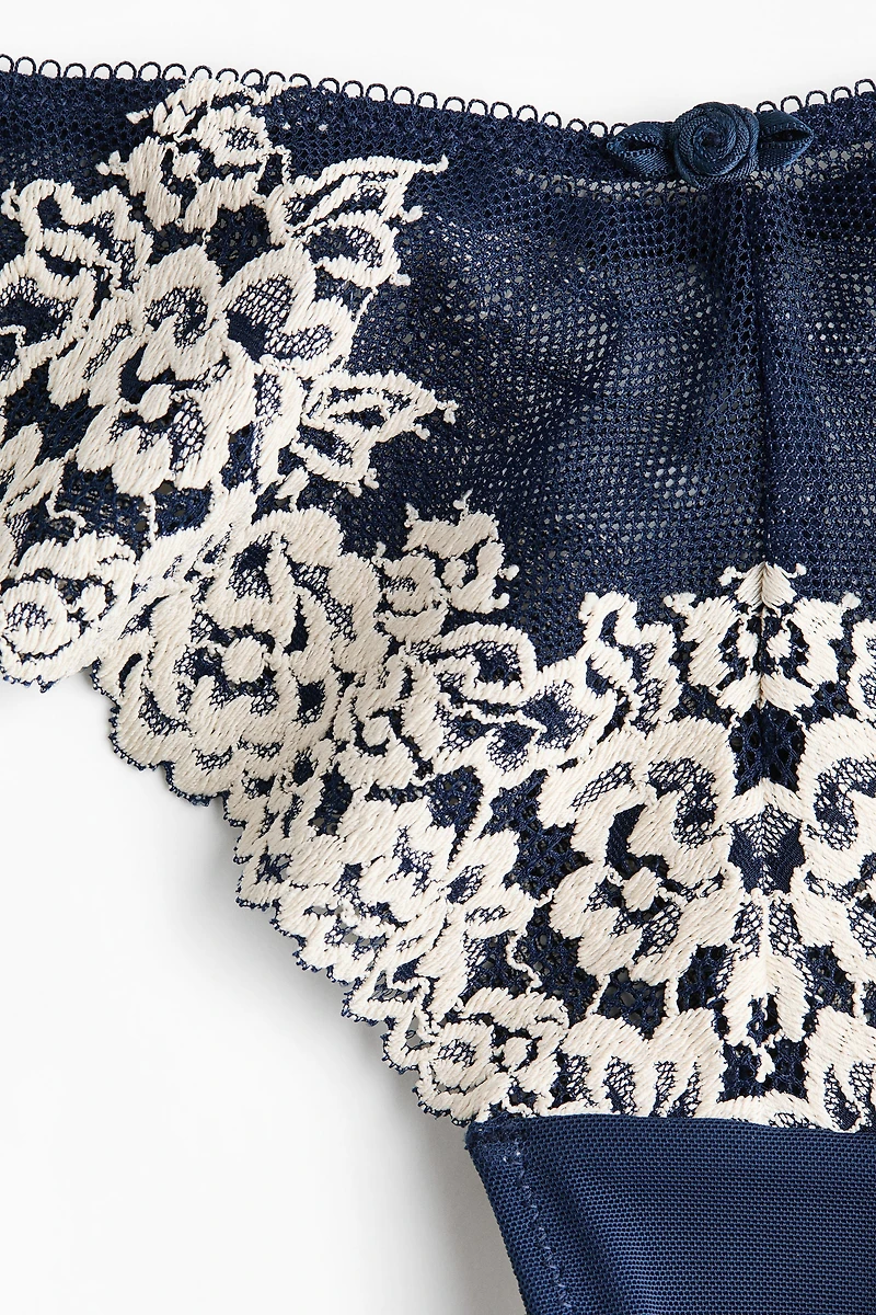 2-Pack Lace Brazilian Briefs