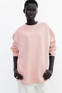 Sweatshirt with Text Motif