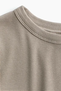 T-shirt côtelé