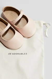 Leather Soft-Sole Ballet Flats