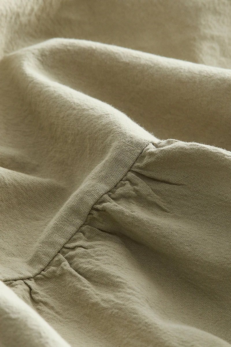 Linen-Blend Bedspread