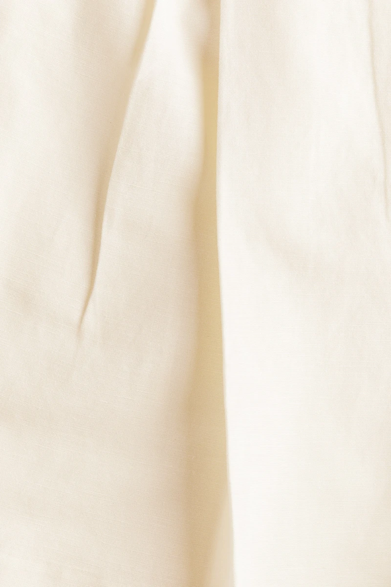 Short sur mesure en lin mélangé