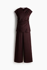 MAMA 2-Piece Crinkled Jersey Set