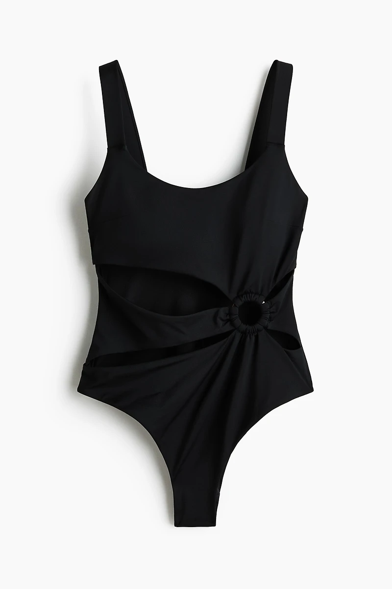 Padded-cup High Leg Swimsuit