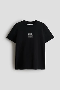 Printed cotton T-shirt