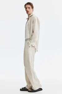 Loose-Fit Linen Pants