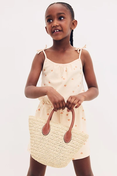 Combi-short en tissu éponge à motif