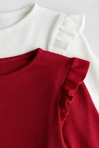 2-pack Ribbed Cotton Tops
