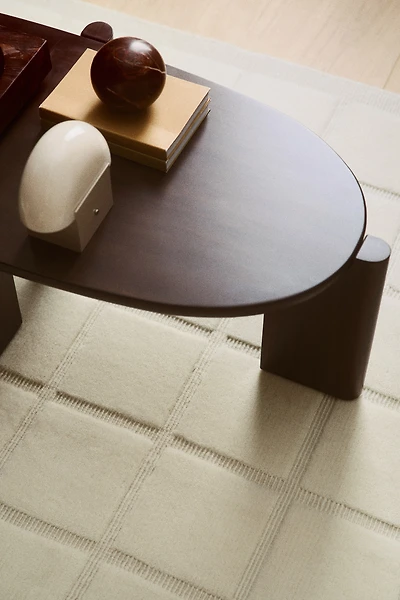 Tapis en laine mélangée