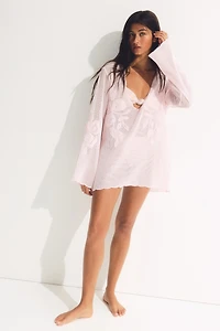 Cotton Mesh Beach Dress