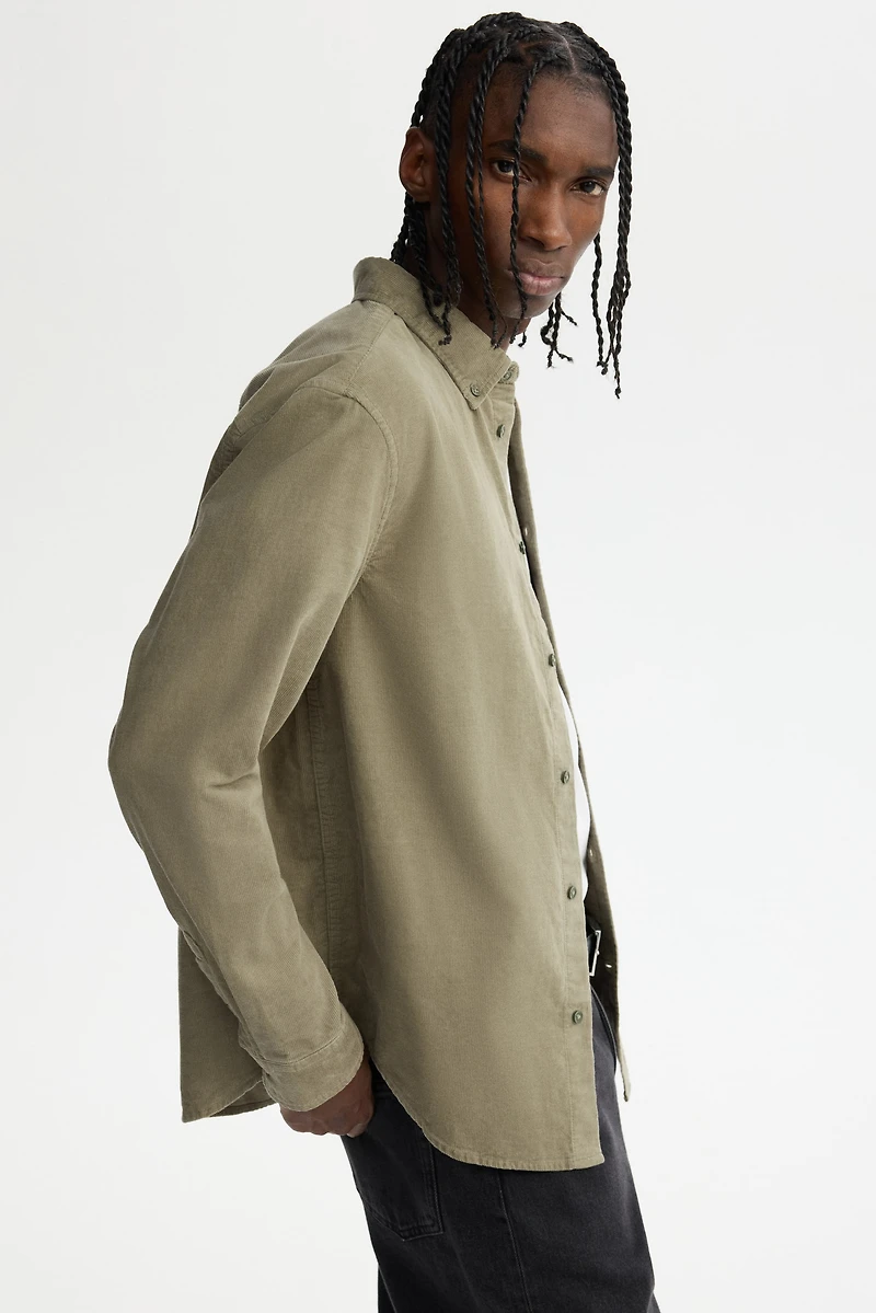 Regular-Fit Corduroy Shirt