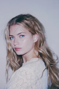 Chandail en tricot pointelle