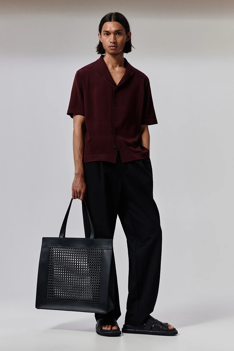 Regular-Fit Fine-Knit Shirt