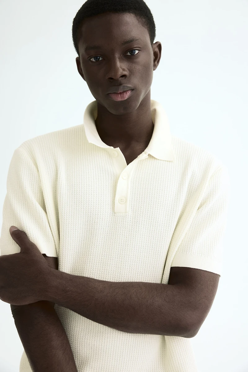 Regular-Fit Knit Polo Shirt