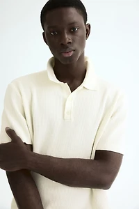 Regular-Fit Knit Polo Shirt