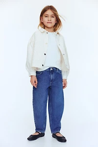 Loose-Fit Barrel Jeans