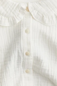Blouse en mousseline de coton
