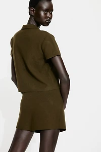 Short-Sleeved Cardigan