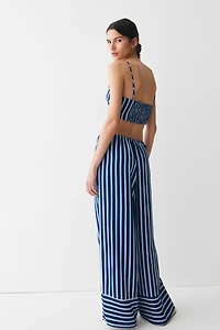 Drawstring Twill Pants