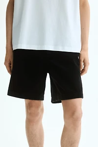 Loose-Fit Corduroy Shorts