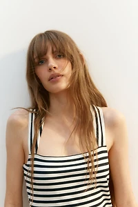 Sleeveless jersey dress
