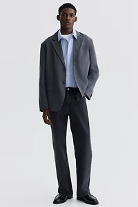 Oversized Single-Breasted Jacket