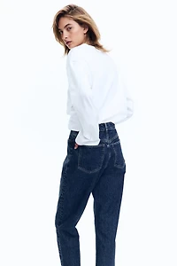 Slim Mom High Ankle Jeans