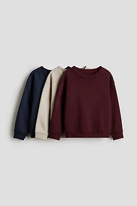 3-Pack Brushed-Inside Sweatshirts