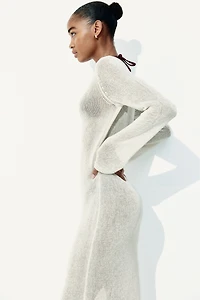 Knit Silk-Blend Dress