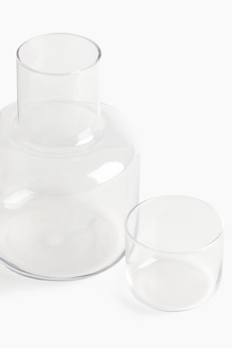 Bedside Water Carafe with Tumbler