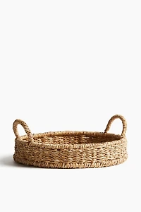 Round Straw Tray