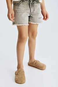 Charm-Detail Footbed Mules