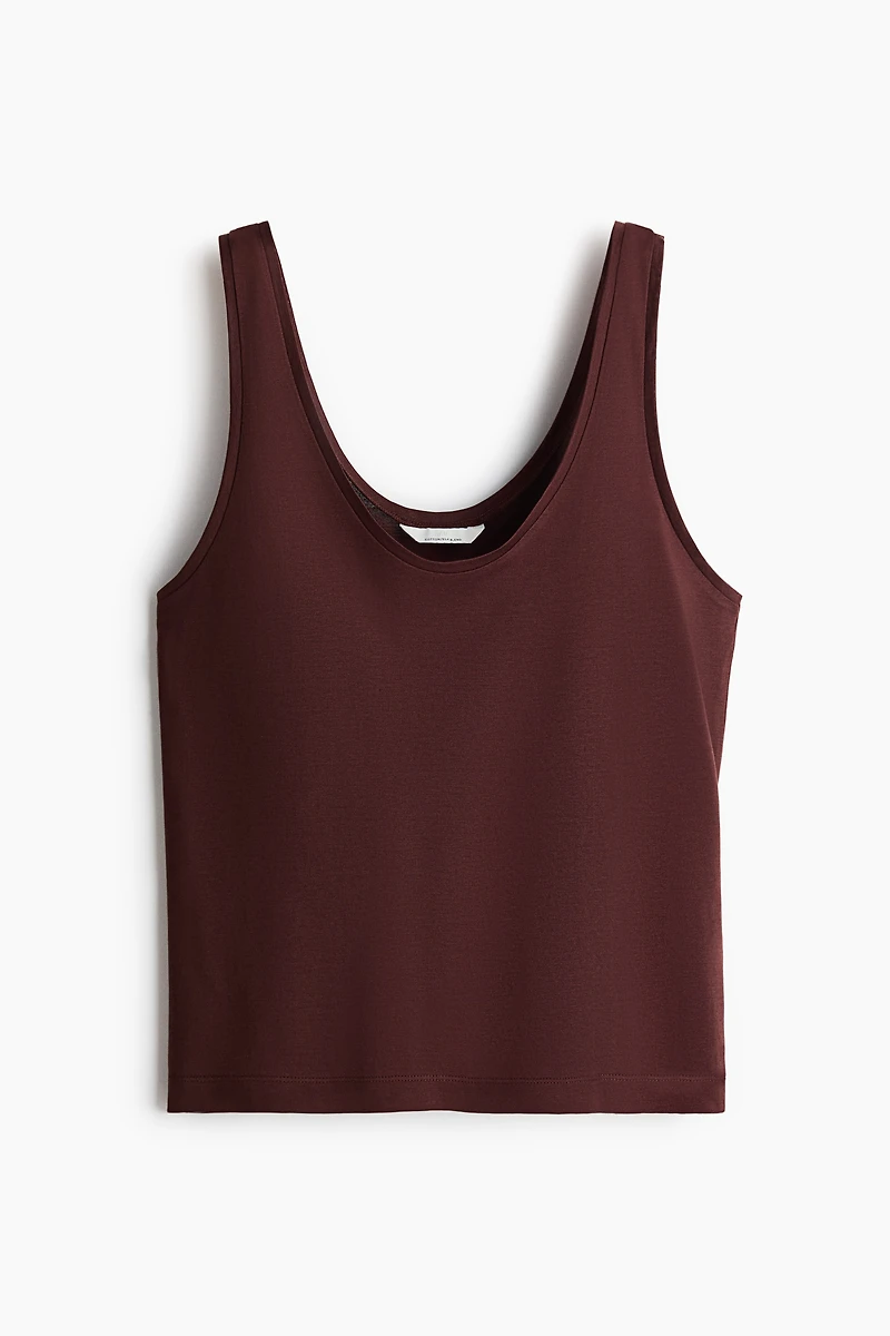 Silk-Blend Tank Top