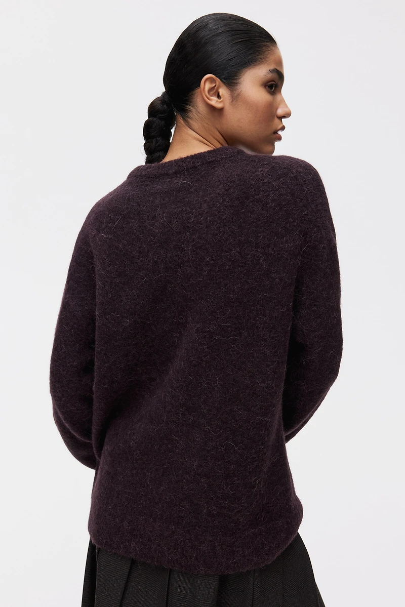 Oversized Alpaca-Blend Sweater