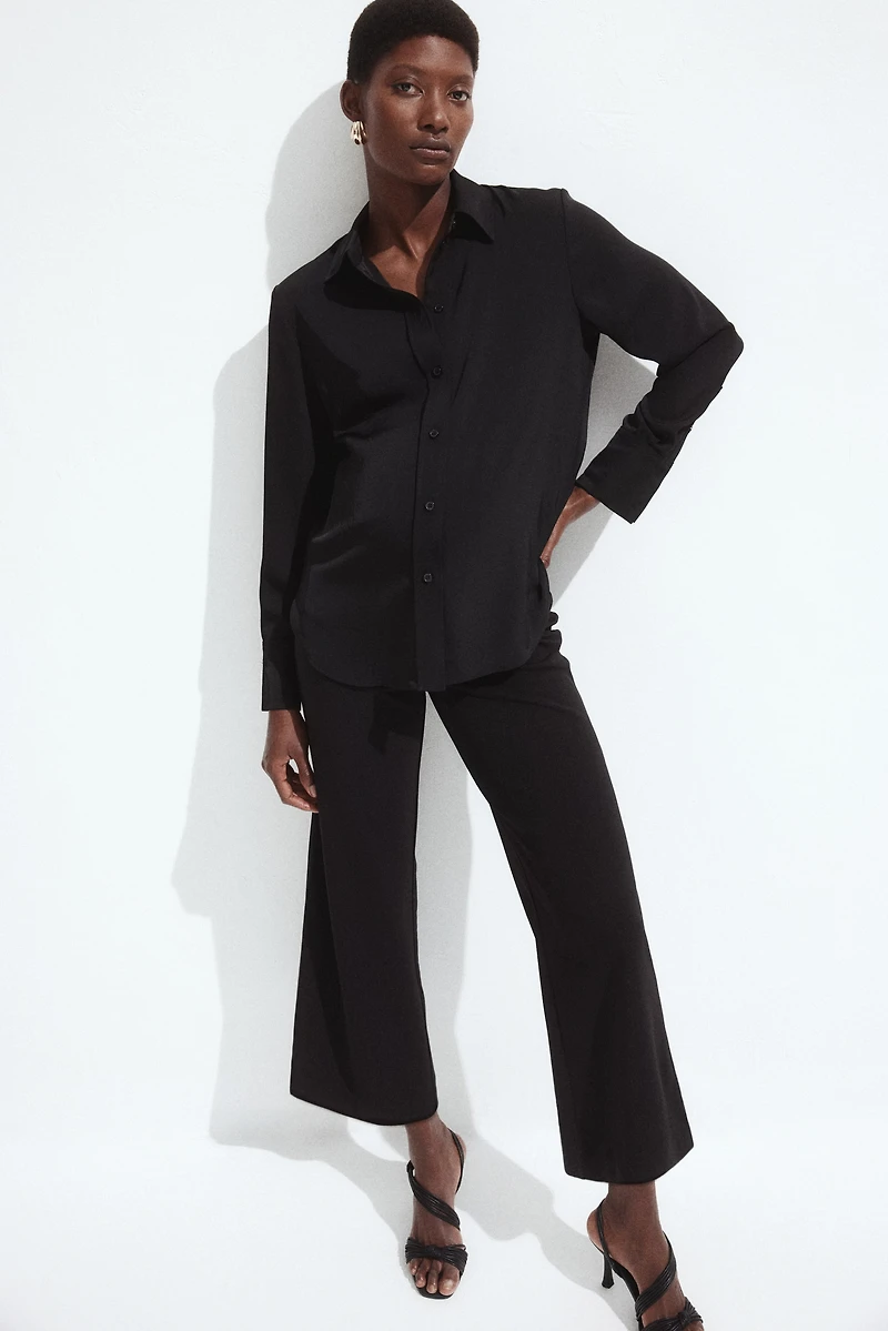 MAMA Ankle-Length Interlock Pants