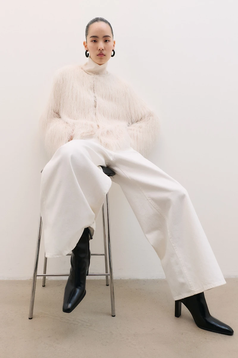 Bottines chaussettes à talon