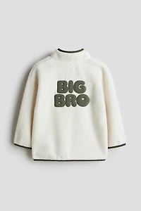 Teddy Fleece Half-Zip Sweatshirt