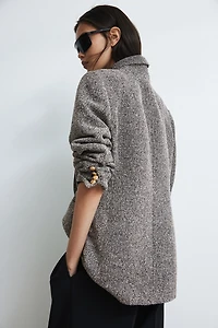 Blazer en tissu texturé