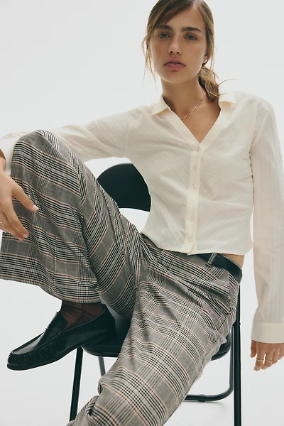 Wide-Leg Dress Pants