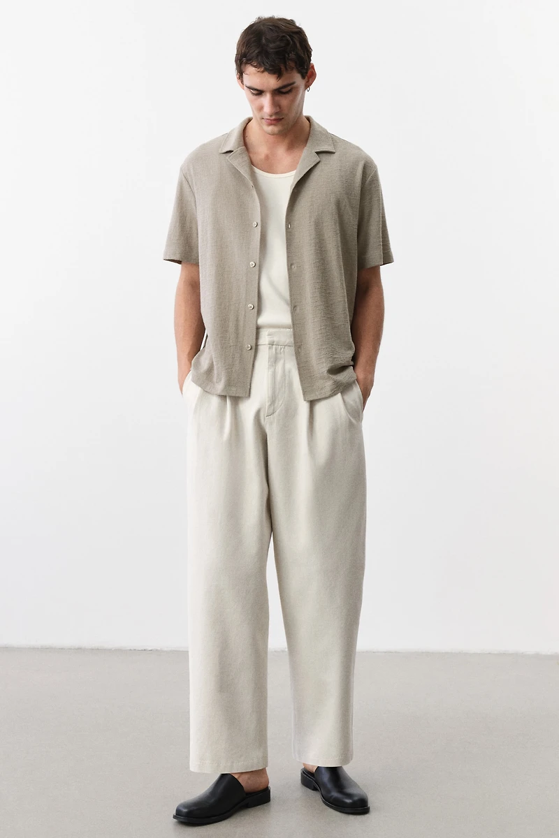Regular-Fit Jersey Resort Shirt